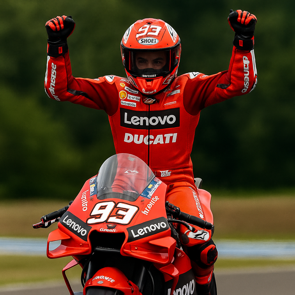 Márquez Makes Ducati History with Fifth Straight MotoGP Victory at Brno